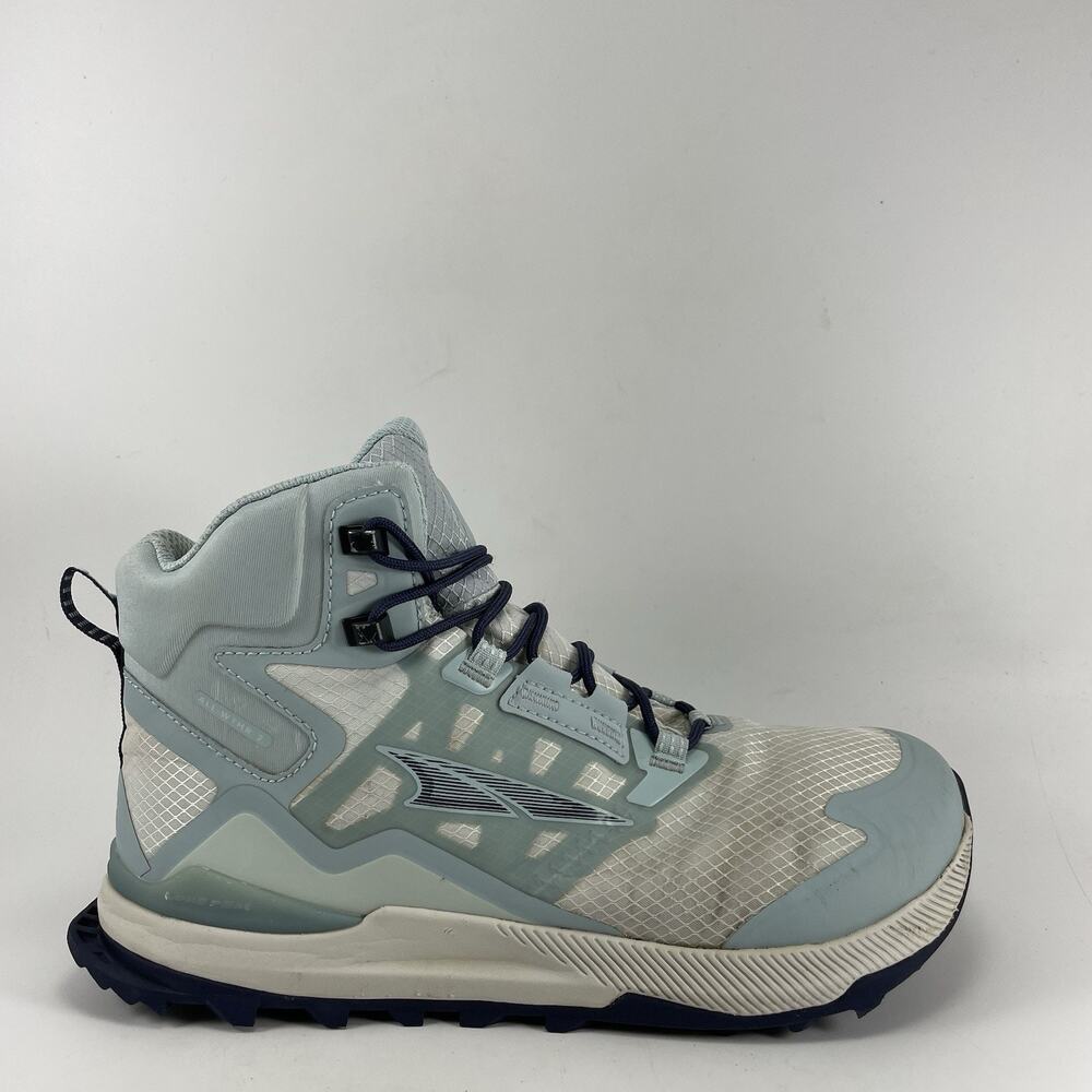 Altra Lone Peak ALL-WTHR Mid Hiking Boots Womens Size 9.5 Ice Blue Waterproof